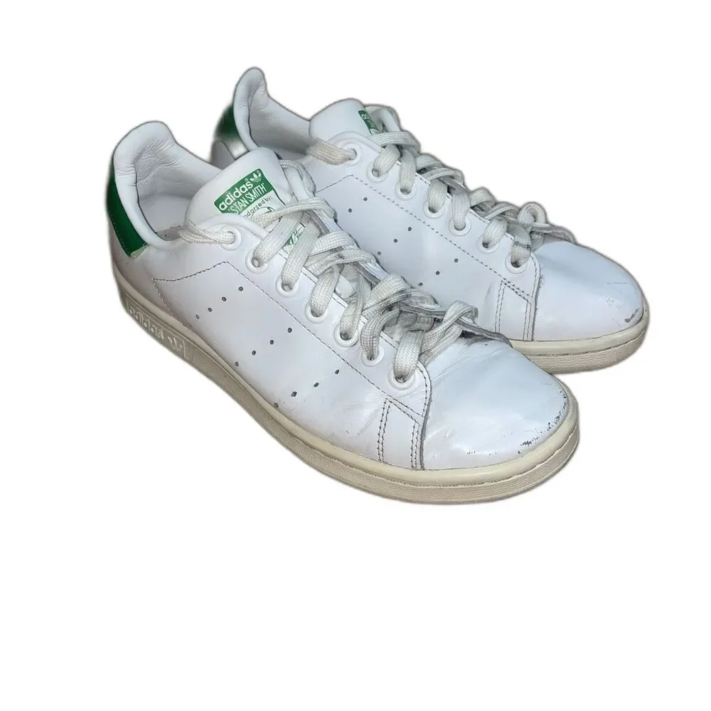 adidas Stan Smith Women's Sneakers Size 6.5 | Classic White Leather Low Top Shoe